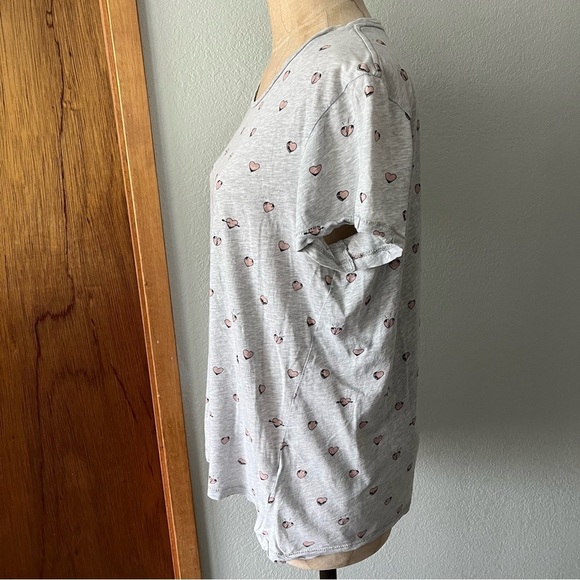 ACNE Studios sz XS Gray Short Sleeve Tshirt Standard Hearts AW12 Loose Fit - Picture 10 of 16